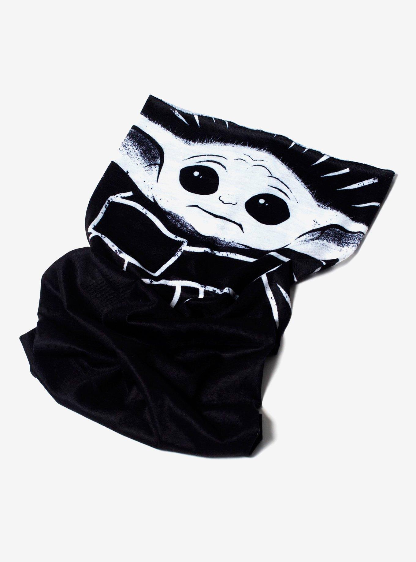 Star Wars The Mandalorian The Child Black & White Neck Gaiter, , hi-res