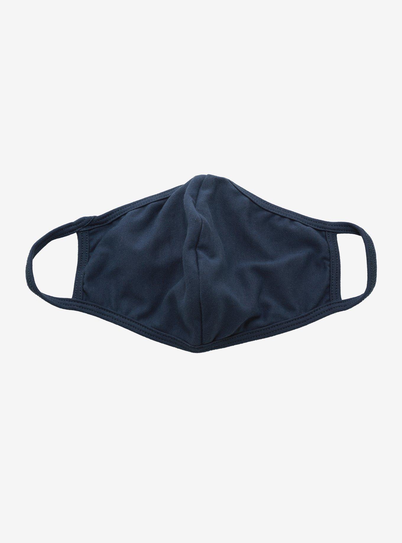 Denim Blue Fashion Face Mask, , hi-res