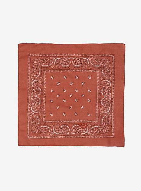 Rust Paisley Bandana | BoxLunch