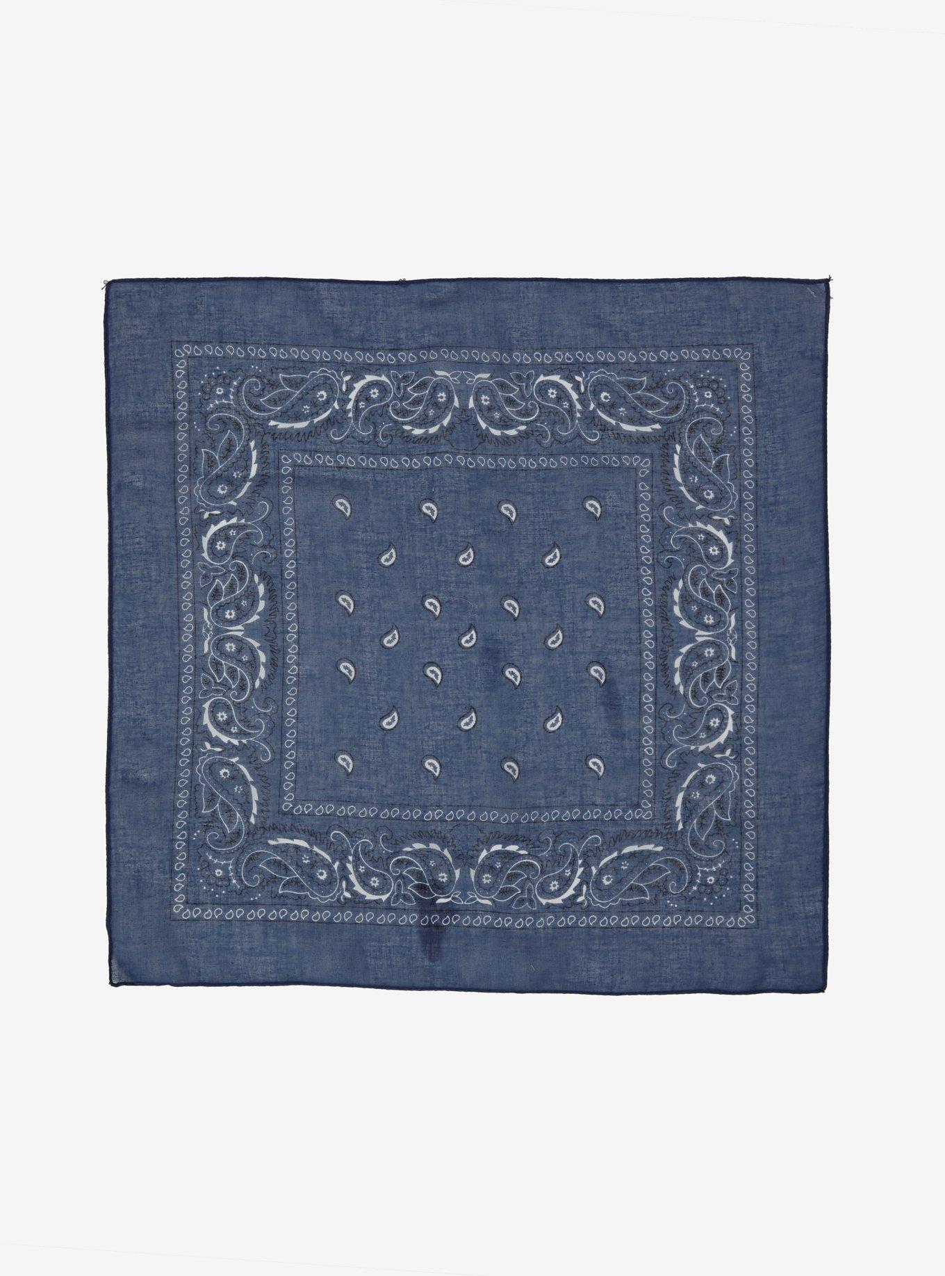 Navy Blue Paisley Bandana | BoxLunch