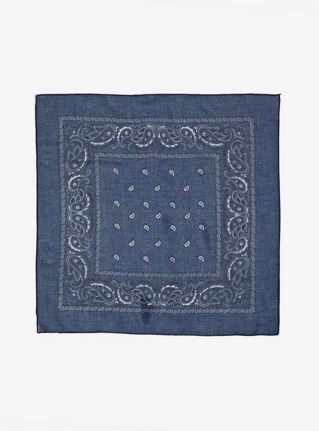 Navy Blue Paisley Bandana | BoxLunch