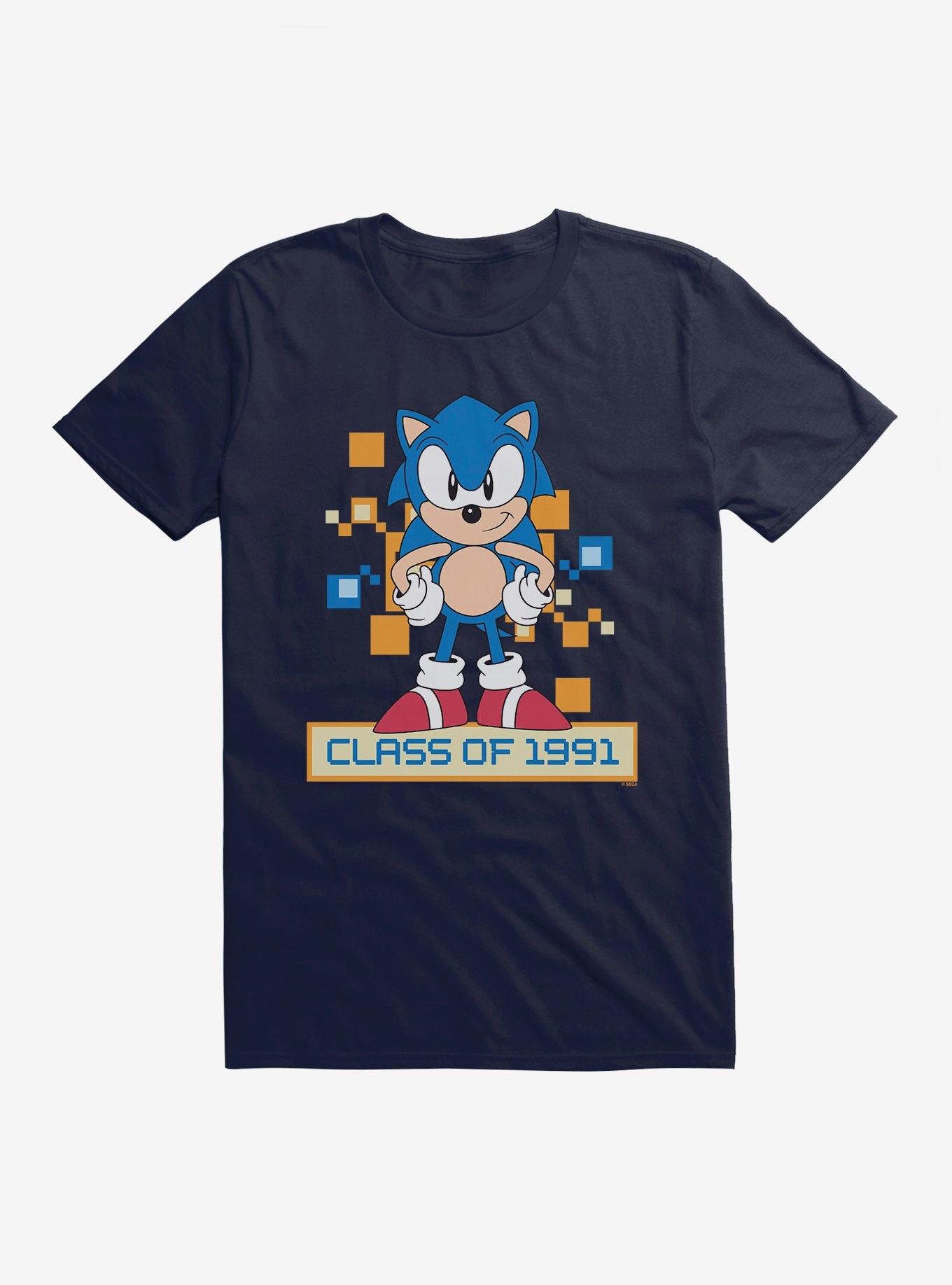 Sonic The Hedgehog Class Of 1991 T-Shirt, NAVY, hi-res