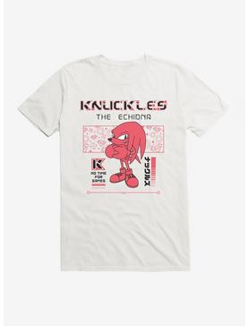 Sonic The Hedgehog Knuckles The Echidna T-Shirt, WHITE, hi-res