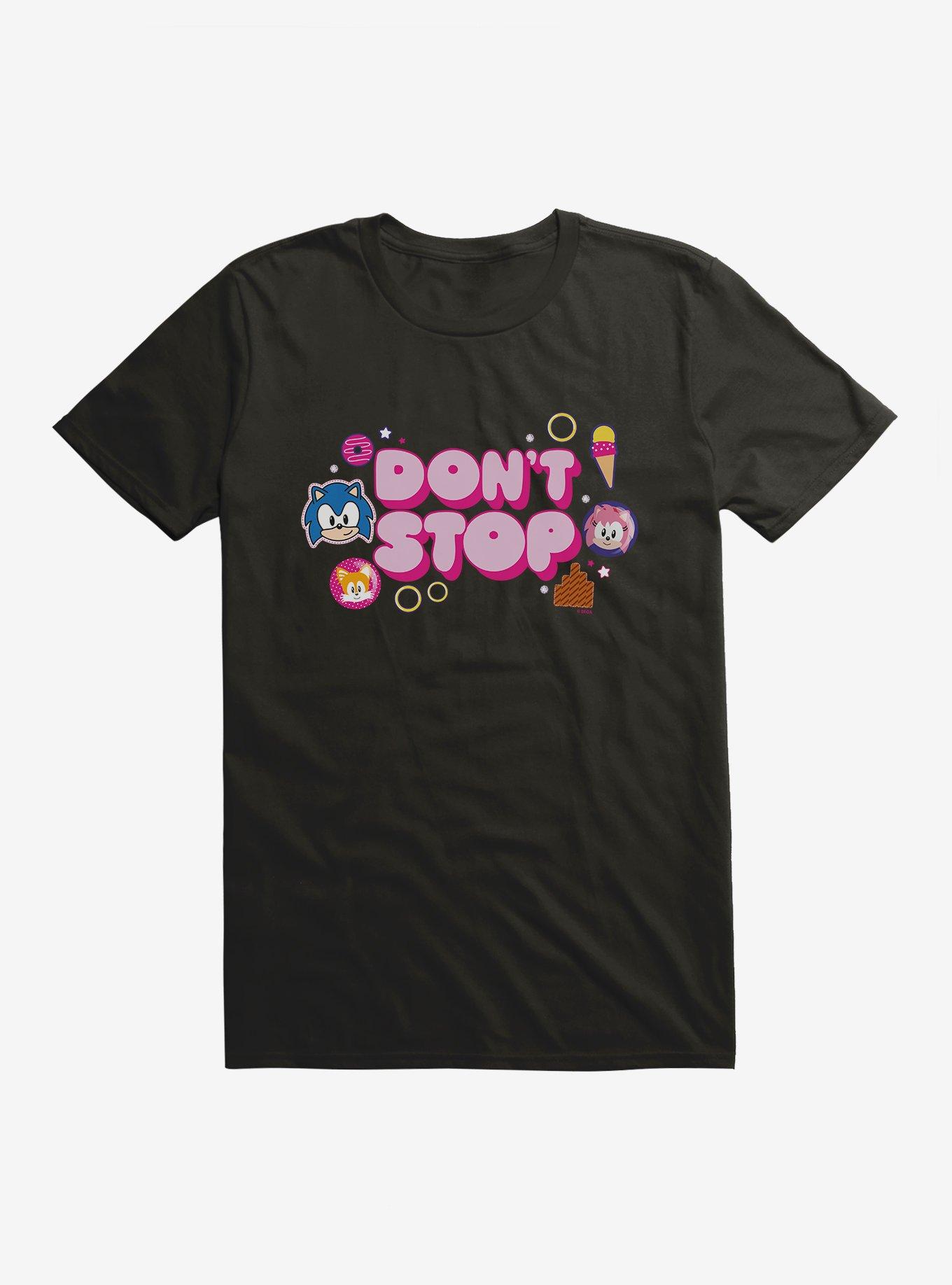 Sonic The Hedgehog Sonic Amy Don't Stop Pop T-Shirt, , hi-res