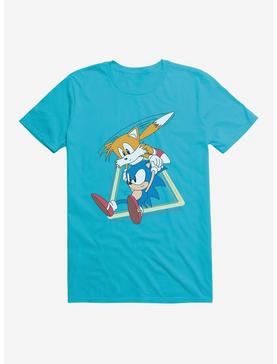 Sonic The Hedgehog Sonic And Tails To The Rescue T-Shirt, CARRIBEAN BLUE, hi-res