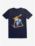 Sonic The Hedgehog Sonic And Tails To The Rescue T-Shirt, NAVY, hi-res