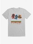 Sonic The Hedgehog Tails, Knuckles, And Sonic Gotta Go Fast! T-Shirt, HEATHER GREY, hi-res