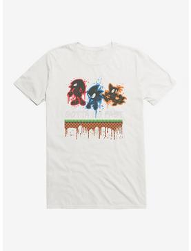 Sonic The Hedgehog Tails, Knuckles, And Sonic Gotta Go Fast! T-Shirt, WHITE, hi-res