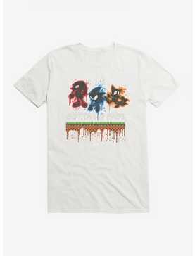 Sonic The Hedgehog Tails, Knuckles, And Sonic Gotta Go Fast! T-Shirt, WHITE, hi-res