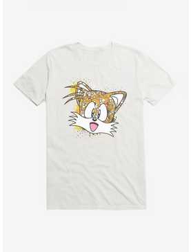 Sonic The Hedgehog Tails Pixel Profile T-Shirt, WHITE, hi-res