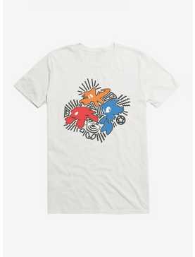 Sonic The Hedgehog Tails, Knuckles, Sonic, And Dr. Eggman Pop Art T-Shirt, , hi-res