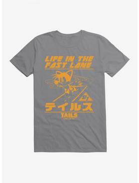 Sonic The Hedgehog Tails Living In The Fast Lane T-Shirt, STORM GREY, hi-res