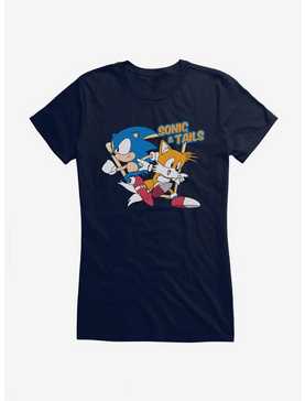 Sonic The Hedgehog Sonic And Tails Girls T-Shirt, , hi-res