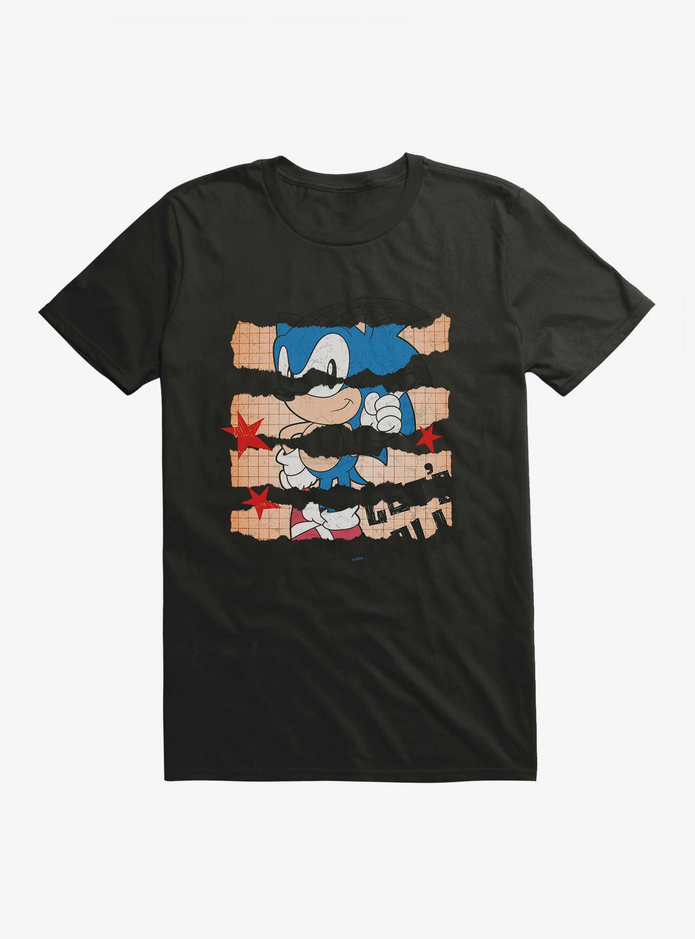 Sonic The Hedgehog Let's Roll Drawing T-Shirt, , hi-res