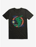 Sonic The Hedgehog Tails And Sonic Time To Fly! Drawing T-Shirt, BLACK, hi-res