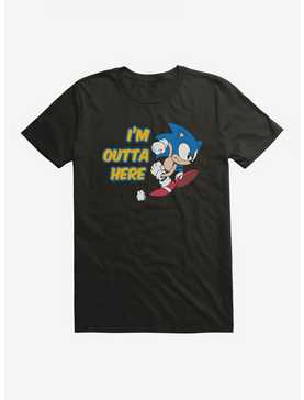 Sonic The Hedgehog I'm Outta Here T-Shirt, , hi-res