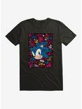 Sonic The Hedgehog Portrait Collage T-Shirt, BLACK, hi-res