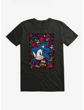 Sonic The Hedgehog Portrait Collage T-Shirt, , hi-res