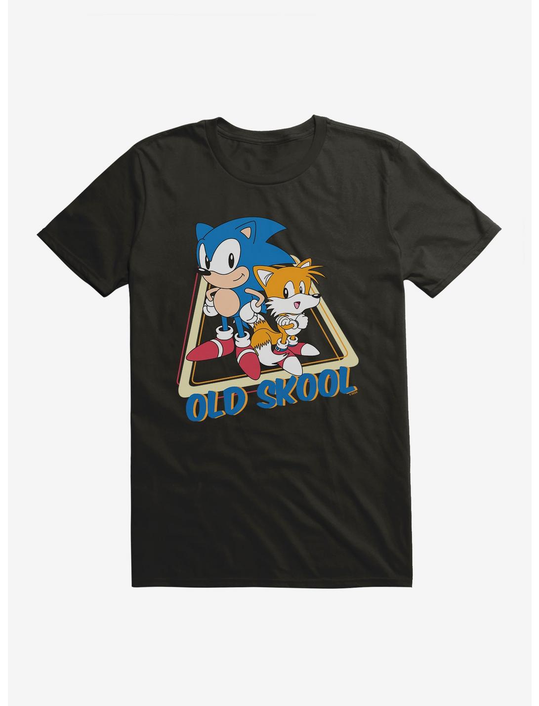 Sonic The Hedgehog Sonic And Tails Old Skool T-Shirt, BLACK, hi-res