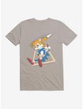 Sonic The Hedgehog Sonic And Tails To The Rescue T-Shirt, LIGHT GREY, hi-res