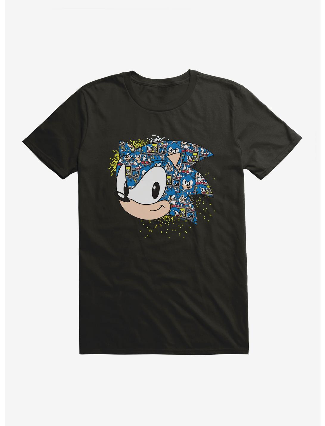Sonic The Hedgehog Sonic Pixel Profile T-Shirt, , hi-res