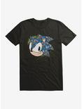 Sonic The Hedgehog Sonic Pixel Profile T-Shirt, BLACK, hi-res