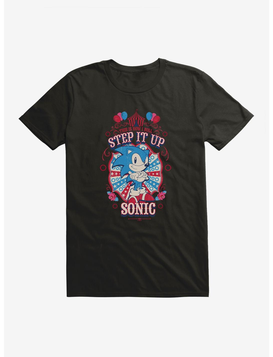 Sonic The Hedgehog Step It Up T-Shirt, BLACK, hi-res