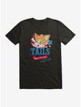 Sonic The Hedgehog Tails Time To Fly T-Shirt, BLACK, hi-res