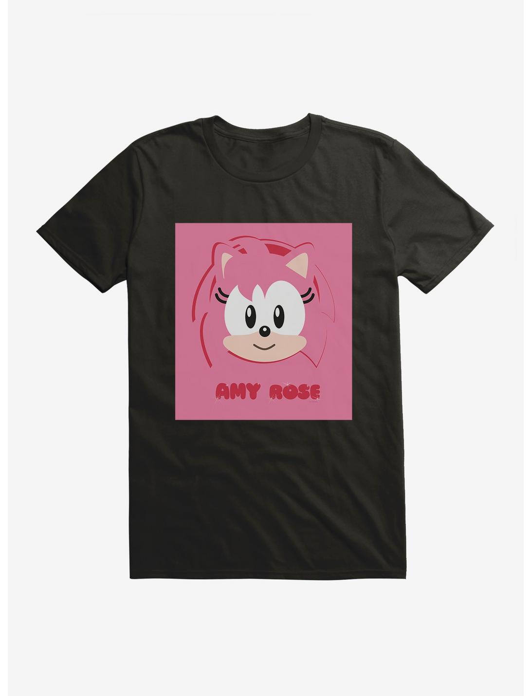 Sonic The Hedgehog Amy Rose Pink Pop T-Shirt, BLACK, hi-res