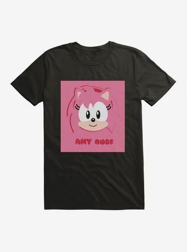 Pink sonic store the hedgehog shirt