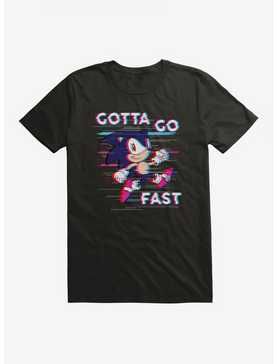 Sonic The Hedgehog Gotta Go Fast Glitch T-Shirt, , hi-res