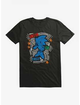 Sonic The Hedgehog Gotta Go Fast! Pop Art T-Shirt, , hi-res