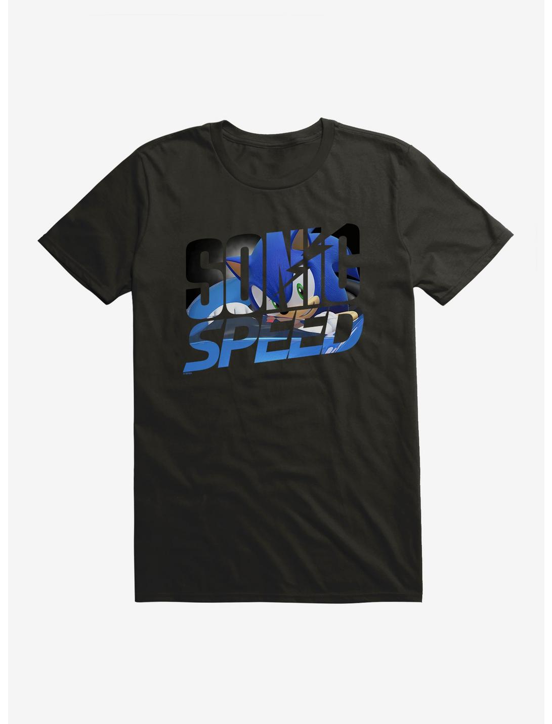 Sonic The Hedgehog Team Sonic Racing 2019 Sonic Speed T-Shirt, BLACK, hi-res