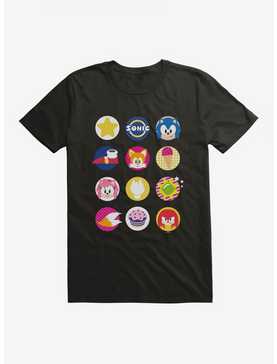 Sonic The Hedgehog Sonic And Friends Icons T-Shirt, , hi-res