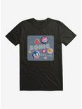 Sonic The Hedgehog Sonic And Friends Let's Roll T-Shirt, BLACK, hi-res