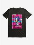 Sonic The Hedgehog Sonic Game Glitch T-Shirt, BLACK, hi-res