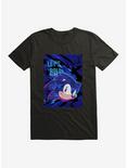 Sonic The Hedgehog Sonic Pop Colors Let's Roll T-Shirt, BLACK, hi-res