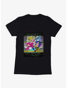 Sonic The Hedgehog Friends Together Glitch Womens T-Shirt, , hi-res