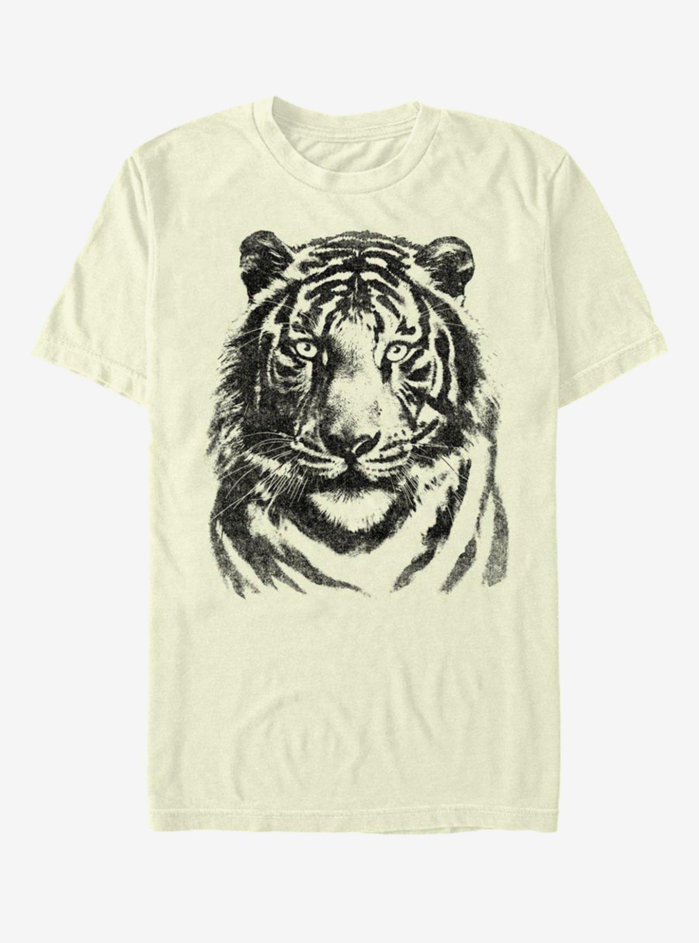 Oversized Tiger T-Shirt, NATURAL, hi-res
