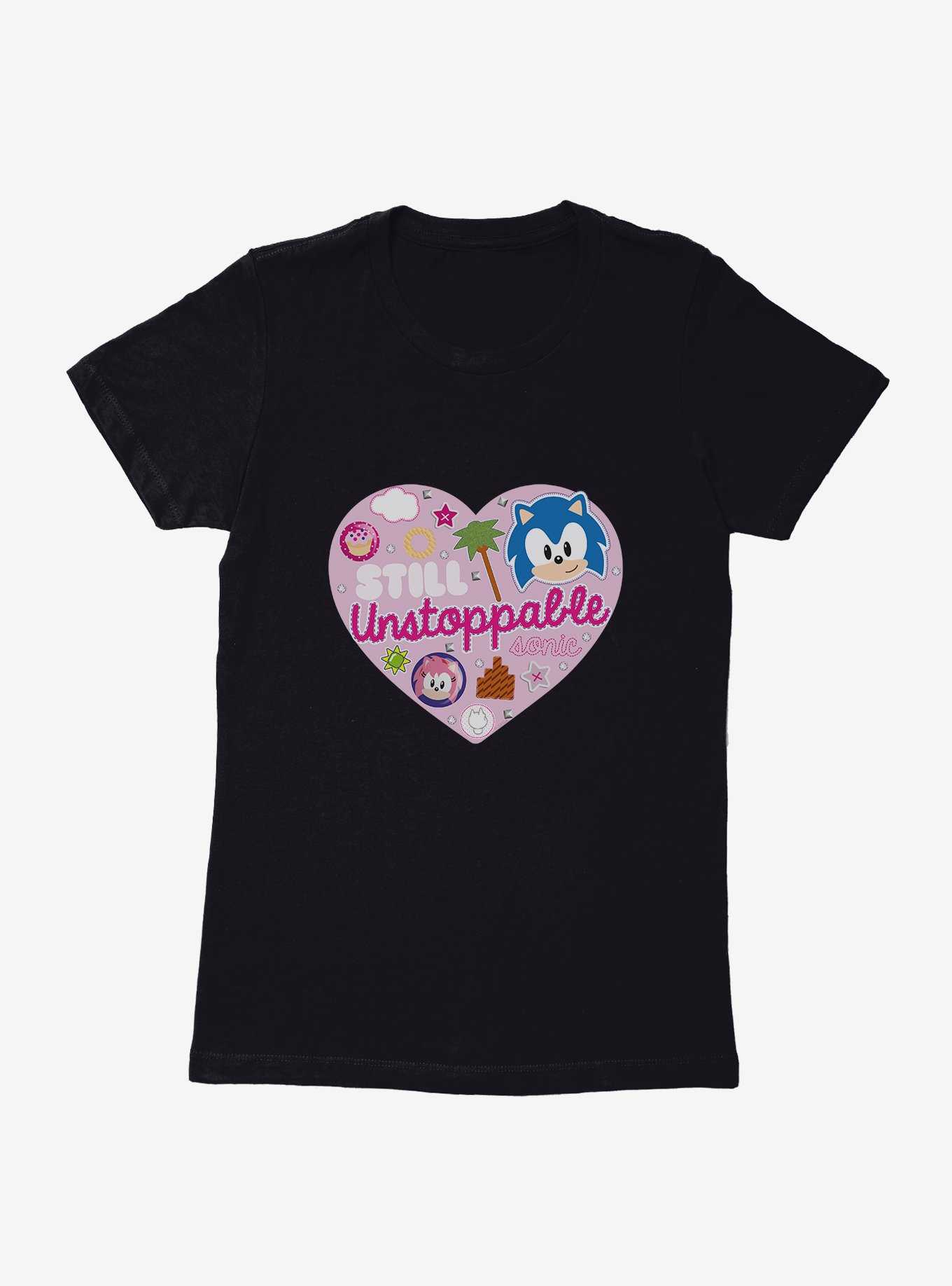 Sonic The Hedgehog Sonic Amy Unstoppable Womens T-Shirt, , hi-res