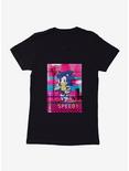 Sonic The Hedgehog Sonic Game Glitch Womens T-Shirt, BLACK, hi-res