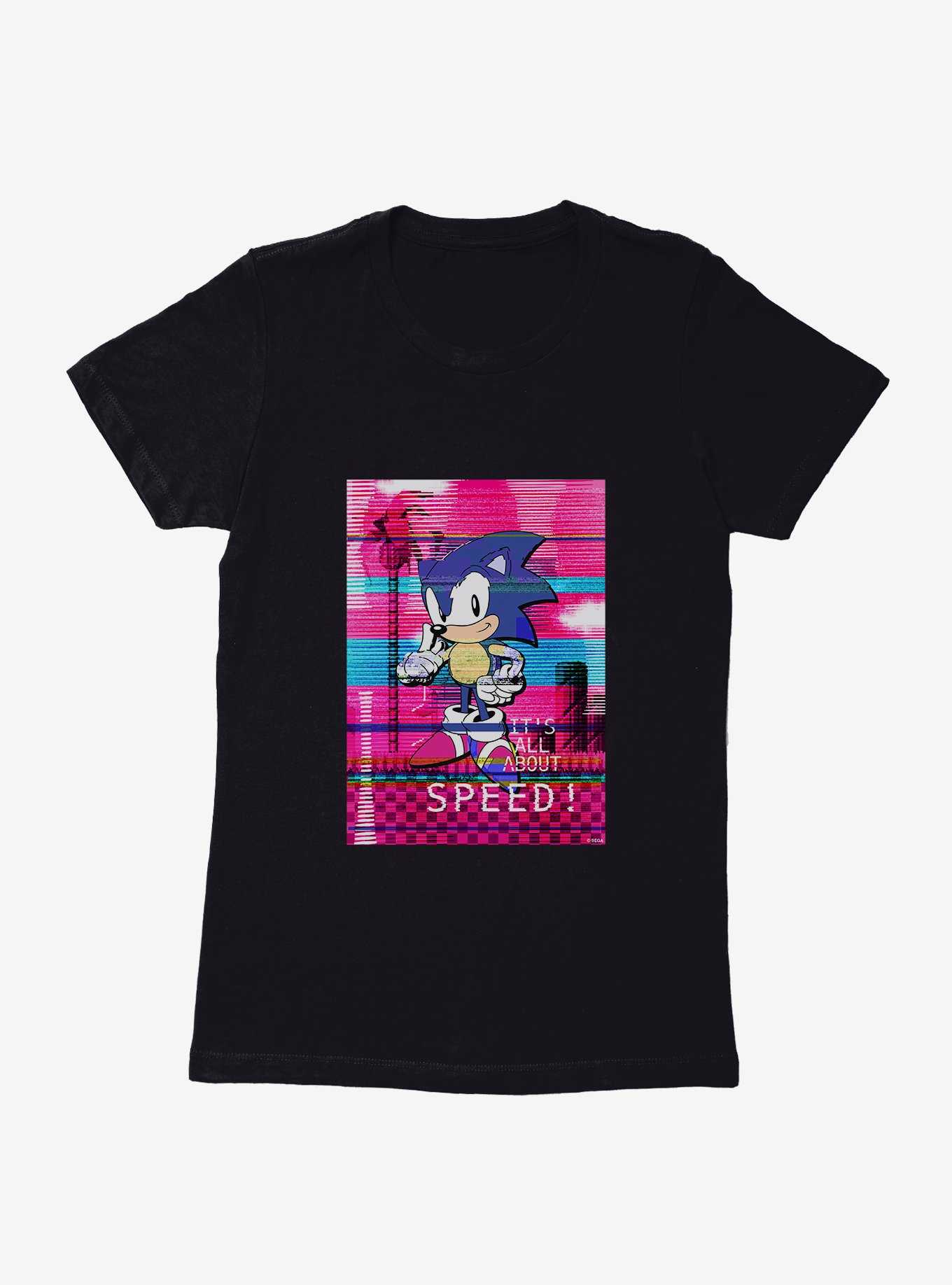 Sonic The Hedgehog Sonic Game Glitch Womens T-Shirt, , hi-res