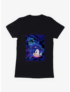 Sonic The Hedgehog Sonic Pop Colors Let's Roll Womens T-Shirt, , hi-res