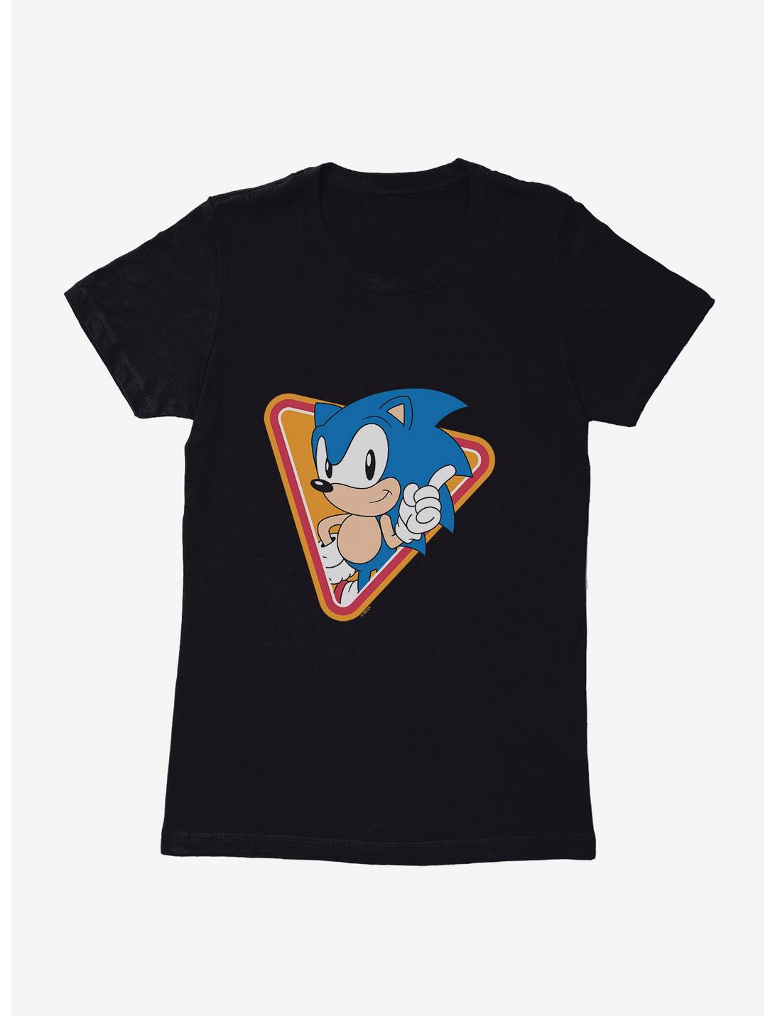 Sonic The Hedgehog Always Looking Up Womens T-Shirt, BLACK, hi-res