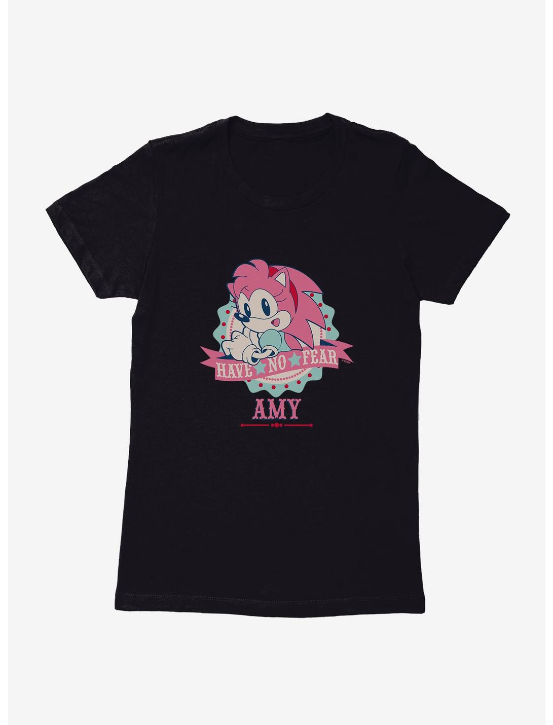 Sonic The Hedgehog Amy Have No Fear Womens T-Shirt, , hi-res
