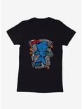 Sonic The Hedgehog Gotta Go Fast! Pop Art Womens T-Shirt, BLACK, hi-res