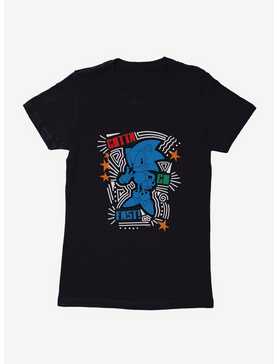 Sonic The Hedgehog Gotta Go Fast! Pop Art Womens T-Shirt, , hi-res