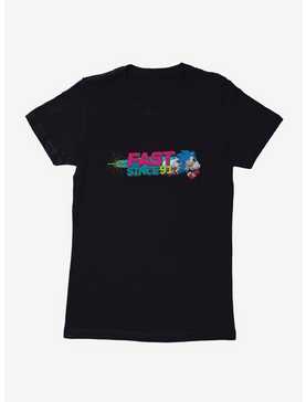 Sonic The Hedgehog Fast Since '91 Pixel Womens T-Shirt, , hi-res