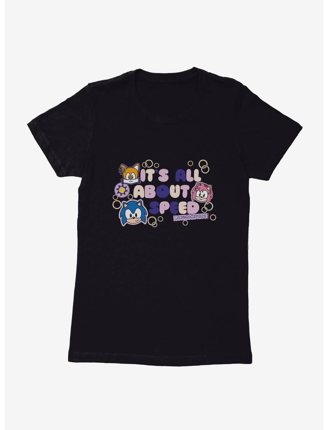 Sonic The Hedgehog It's All About Speed Womens T-Shirt, , hi-res