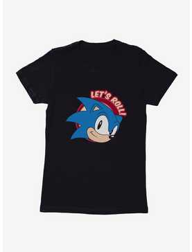 Sonic The Hedgehog Let's Roll! Womens T-Shirt, , hi-res